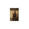 Soutien-gorge, string et jupe, grande taille, résille noire 